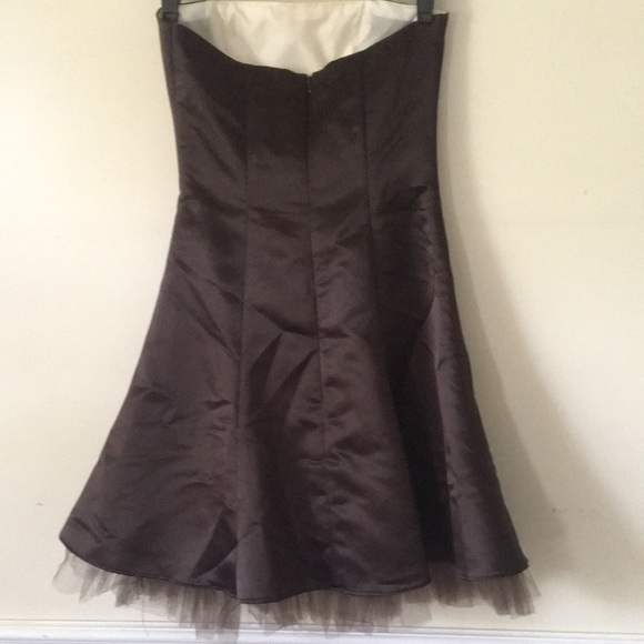 Jessica McClintock for Gunne Sax Formal Strapless Corset Style Dress size 3/4 - Picture 4 of 8